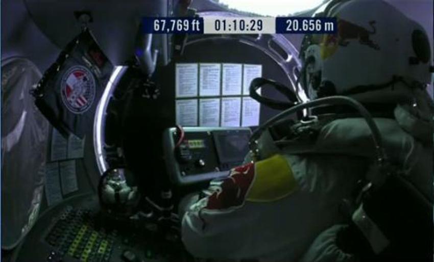 Felix Baumgartner’in müthiş sınavı