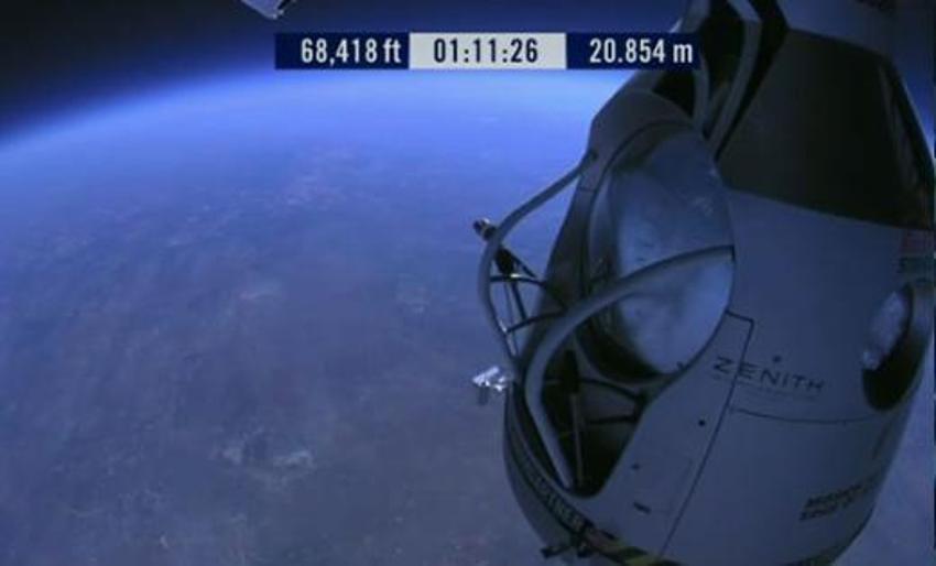 Felix Baumgartner’in müthiş sınavı