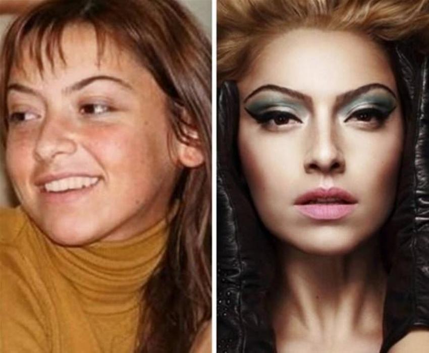 Ünlülerin makyajsız hali şaşırttı