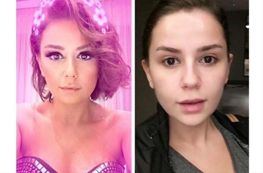 Ünlülerin makyajsız hali şaşırttı