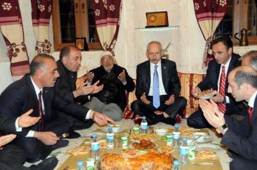 Kılıçdaroğlu'na aşiret sofrası