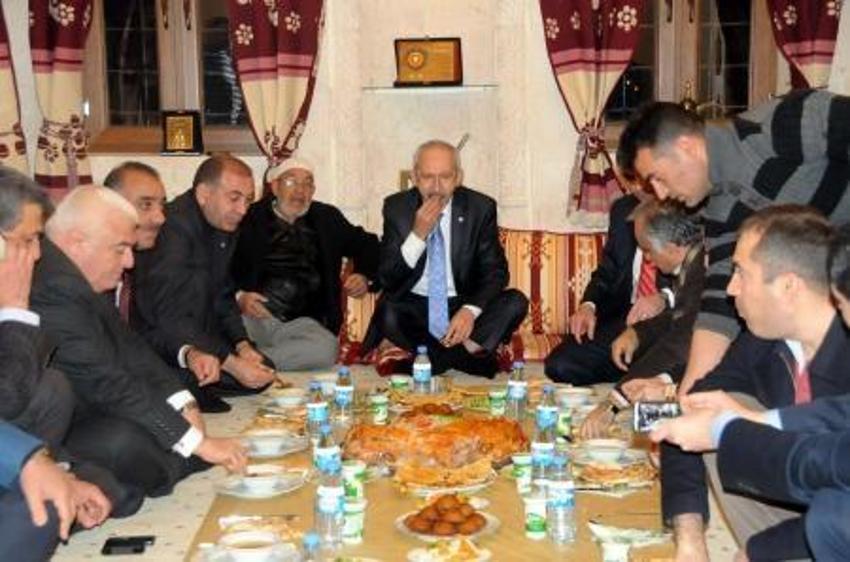 Kılıçdaroğlu'na aşiret sofrası