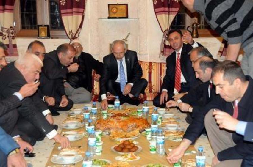 Kılıçdaroğlu'na aşiret sofrası