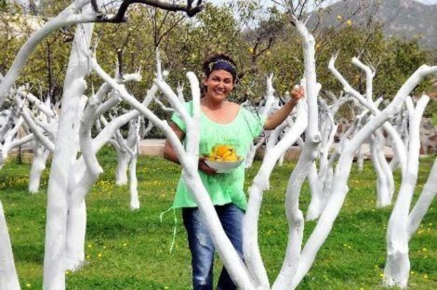 İşte Serap Ezgü'nün köy yaşamı