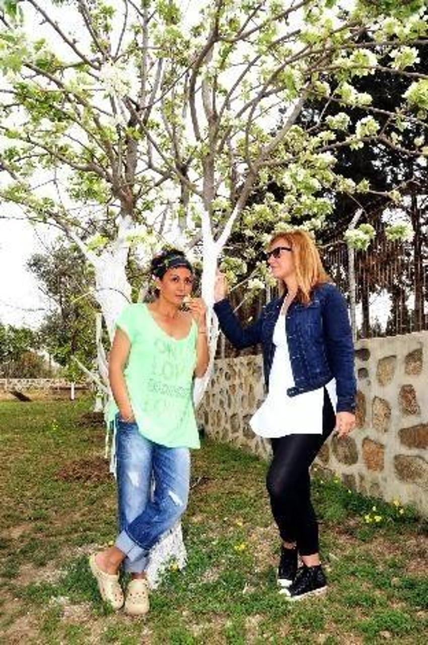 İşte Serap Ezgü'nün köy yaşamı