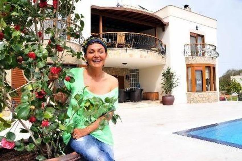 İşte Serap Ezgü'nün köy yaşamı