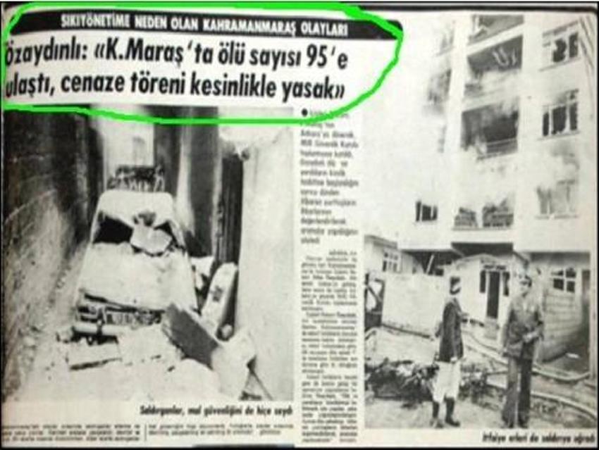 Maraş katliamının yıl dönümü