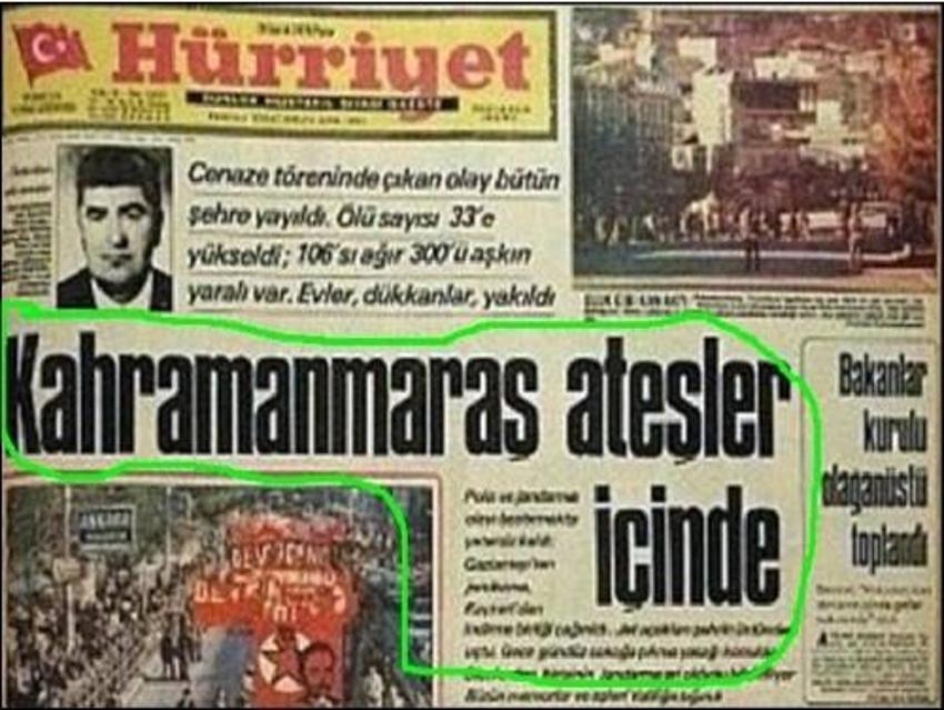 Maraş katliamının yıl dönümü