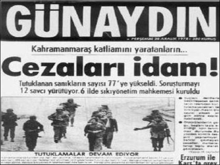 Maraş katliamının yıl dönümü