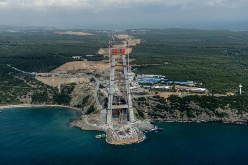 İşte 3. Köprü'nün Havadan Görünümü
