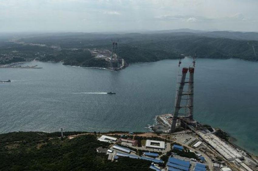 İşte 3. Köprü'nün Havadan Görünümü