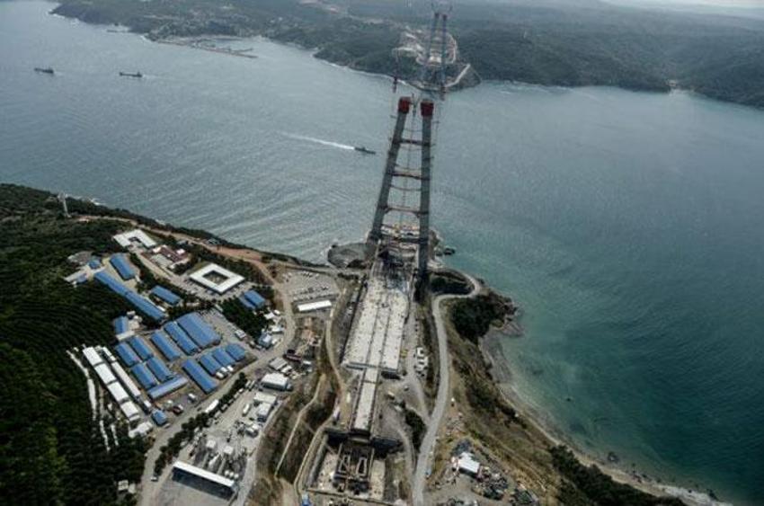 İşte 3. Köprü'nün Havadan Görünümü