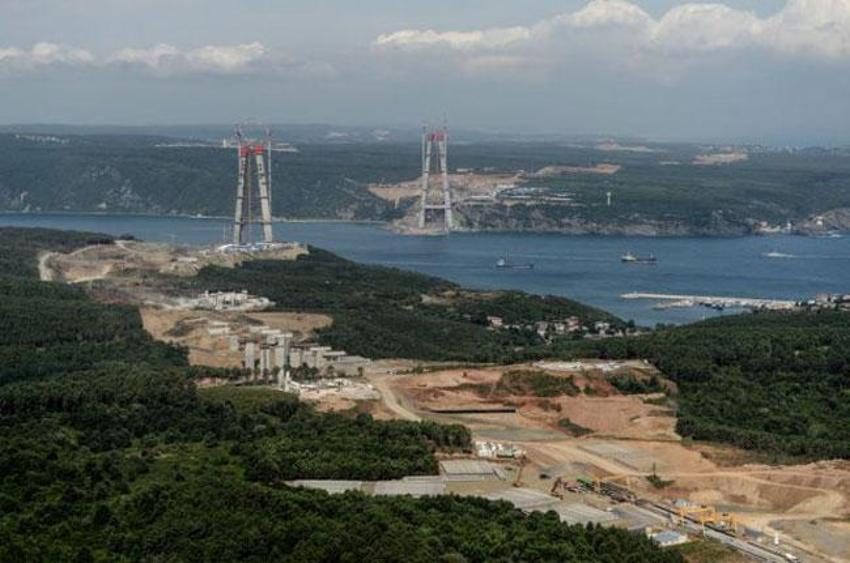 İşte 3. Köprü'nün Havadan Görünümü