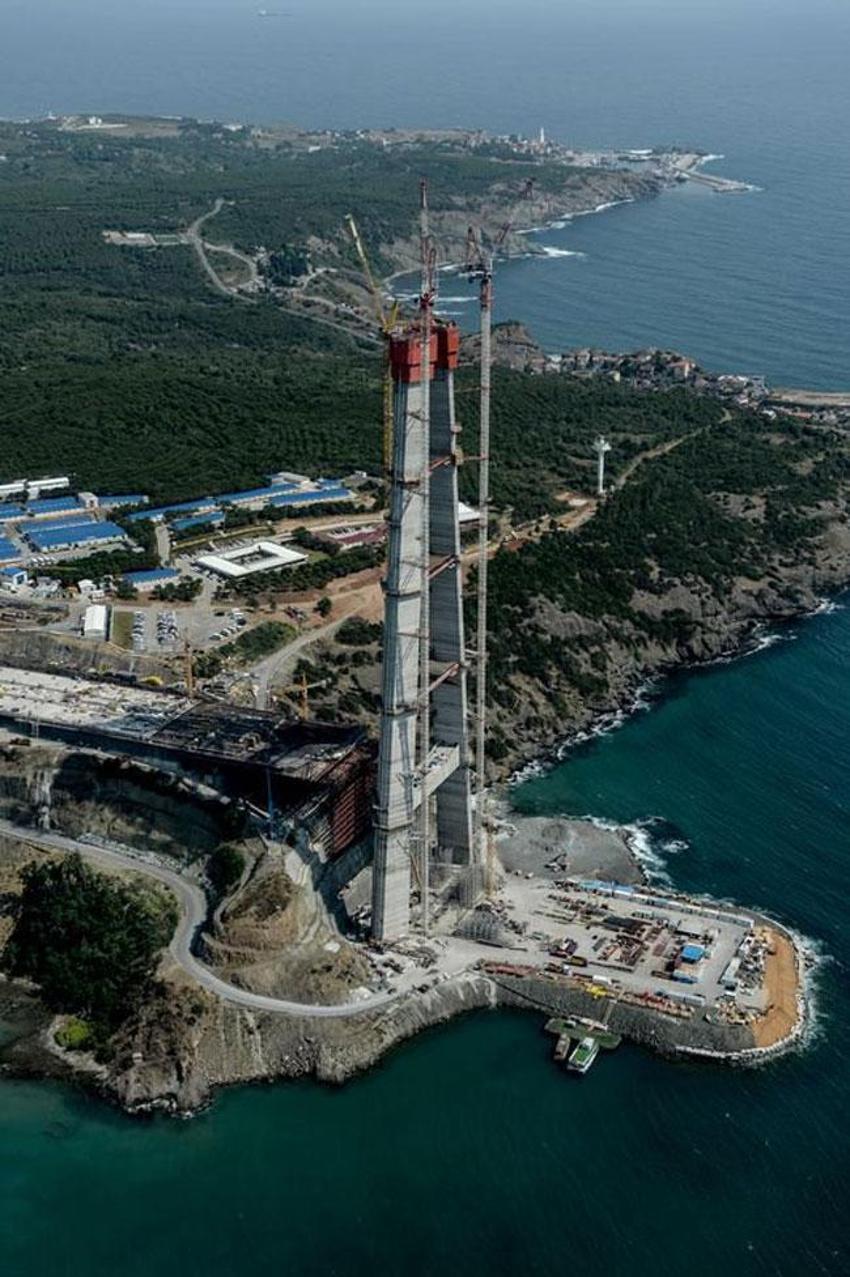 İşte 3. Köprü'nün Havadan Görünümü