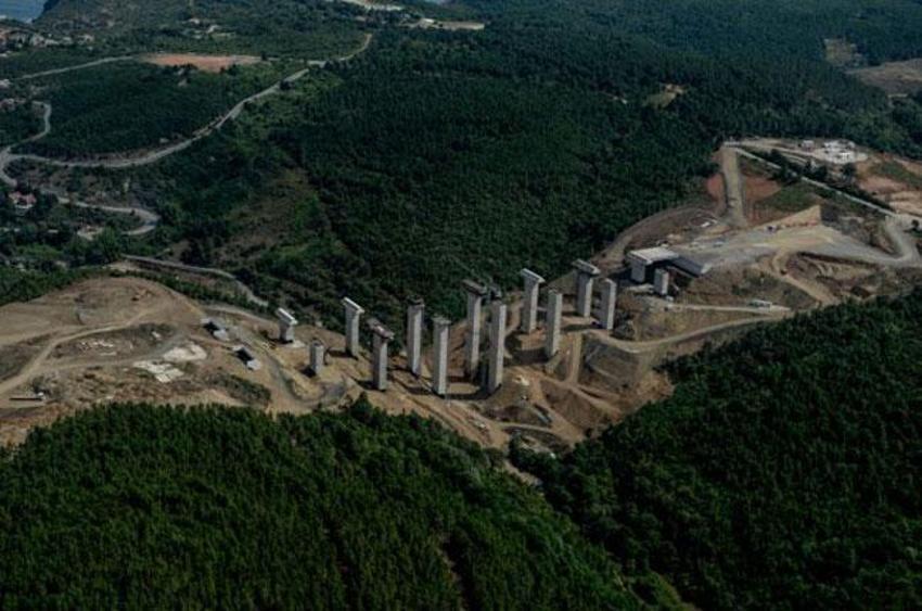 İşte 3. Köprü'nün Havadan Görünümü