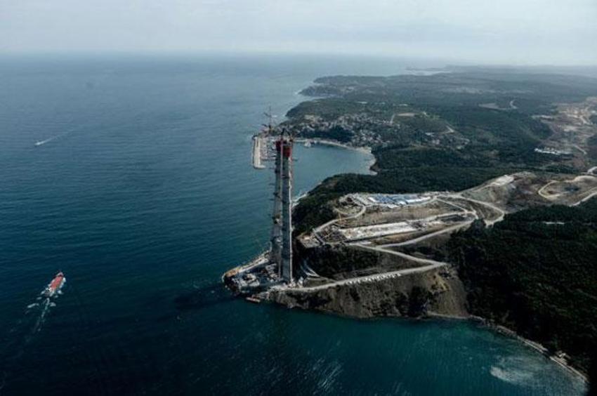 İşte 3. Köprü'nün Havadan Görünümü