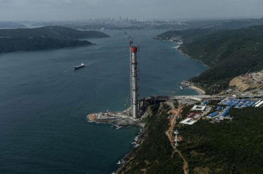 İşte 3. Köprü'nün Havadan Görünümü
