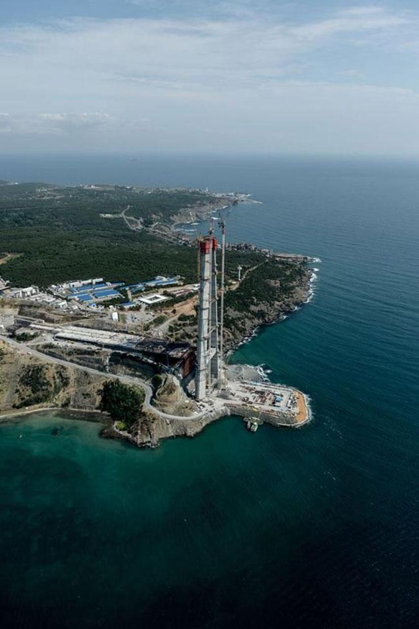 İşte 3. Köprü'nün Havadan Görünümü