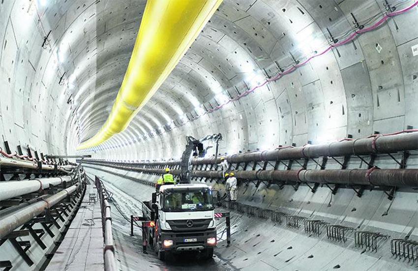 Avrasya Tüneli’nin yüzde 75’i tamam