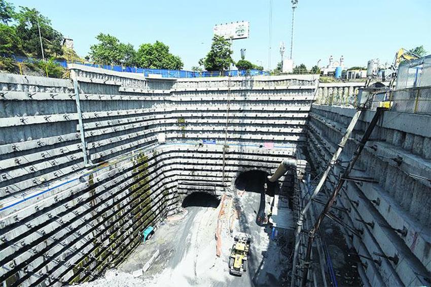 Avrasya Tüneli’nin yüzde 75’i tamam