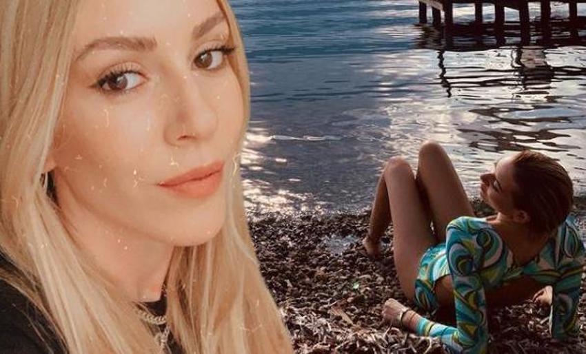 Sinem Kobal'dan tatil pozu! Beğeni yağdı