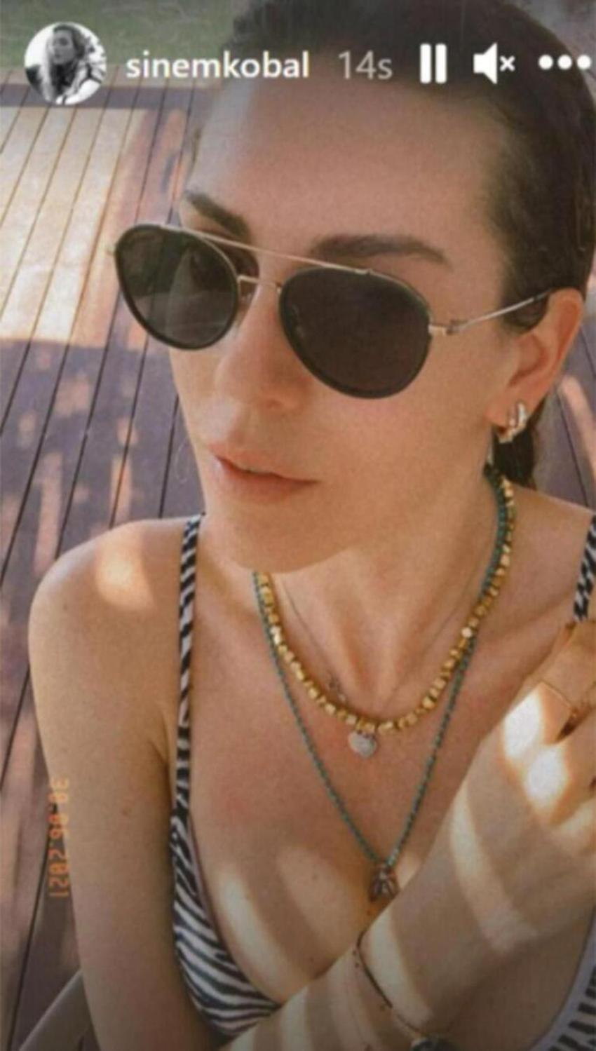 Sinem Kobal'dan tatil pozu! Beğeni yağdı