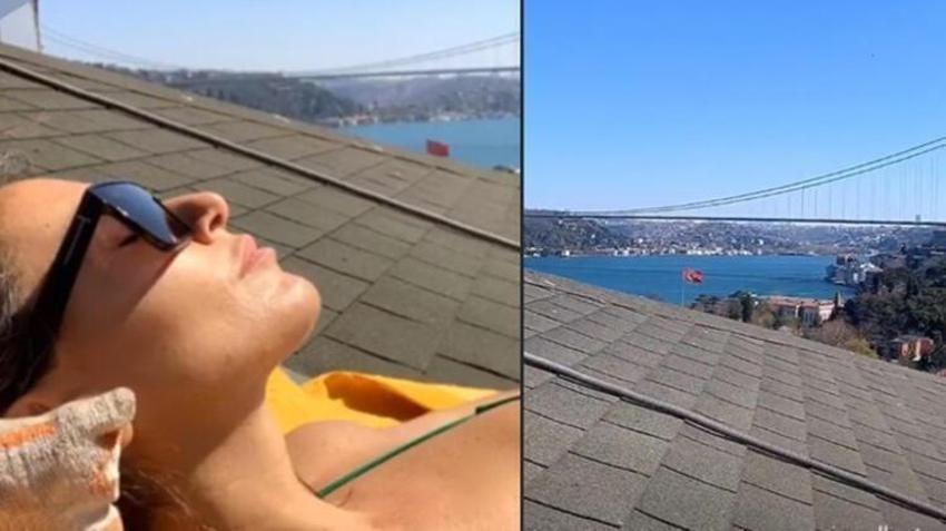 Eda Taşpınar'dan Mikonos'ta iddialı pozlar!