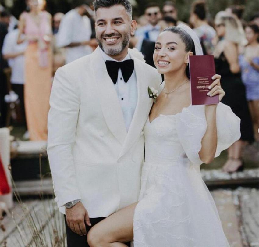 Zeynep Bastık ile Tolga Akış evlendi! Düğüne ünlü akını...