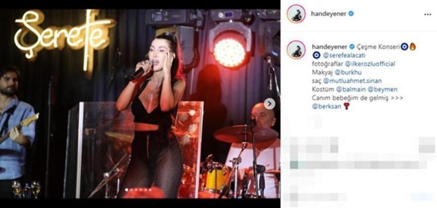 Hande Yener meslektaşına destek çıktı!