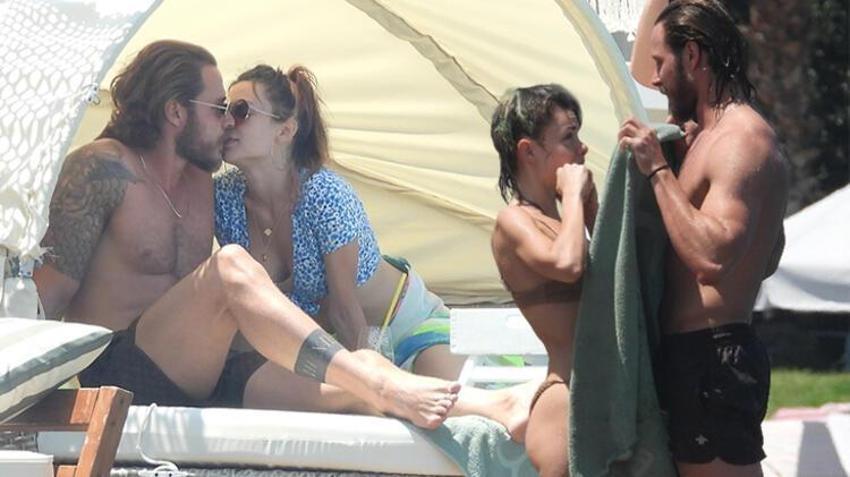 Burak Çelik ve Maria Way'in romantik anları!