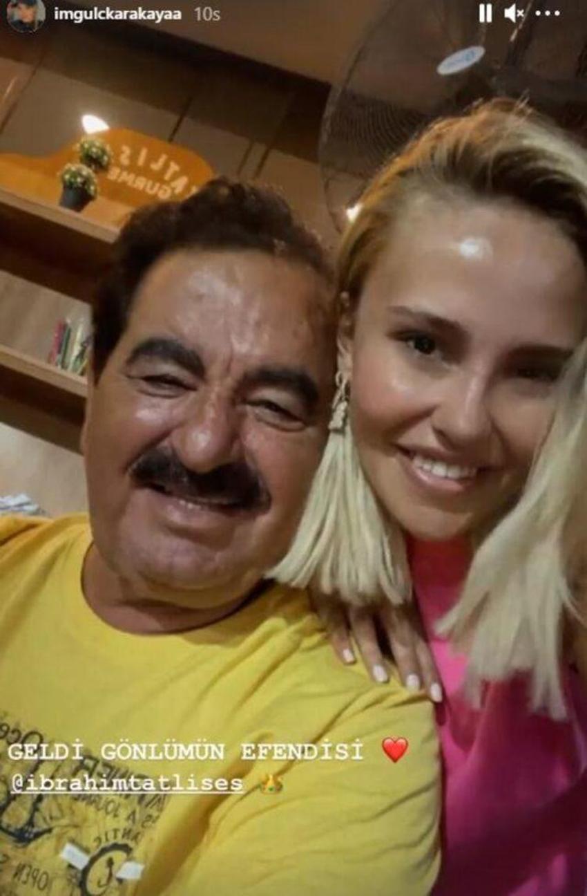 İbrahim Tatlıses 43 yaş küçük sevgilisi Gülçin Karakaya'nın fotoğrafını çekti
