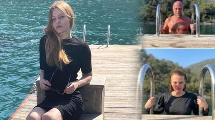 Naz Elmas denizi değil eşini tercih etti
