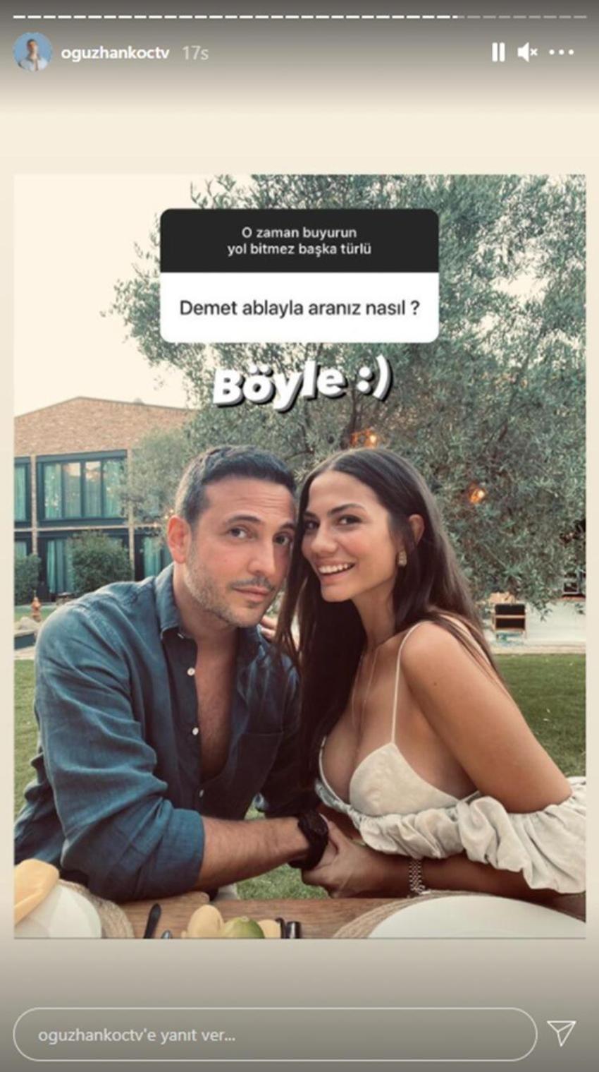 Demet Özdemir sorusuna Oğuzhan Koç'tan fotoğraflı cevap!