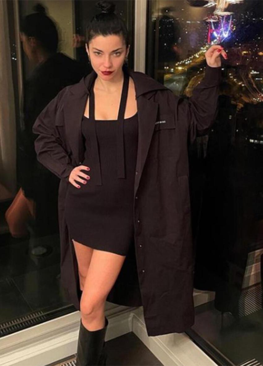 Merve Boluğur'dan maske eleştirisine yanıt! 'Benden sağlık geçer'