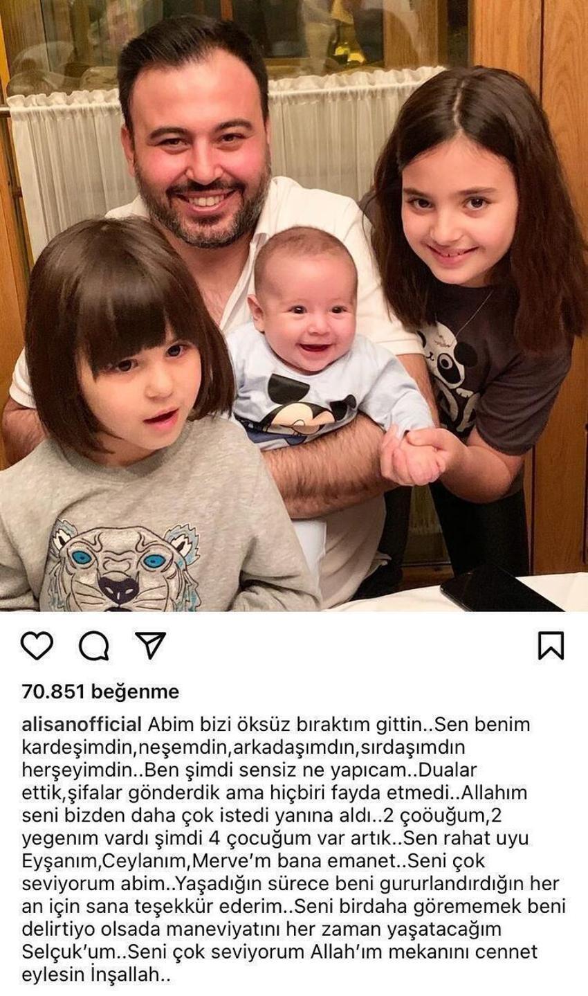 Alişan'dan duygusal mesaj: 'Bugün 7'nci gün...'