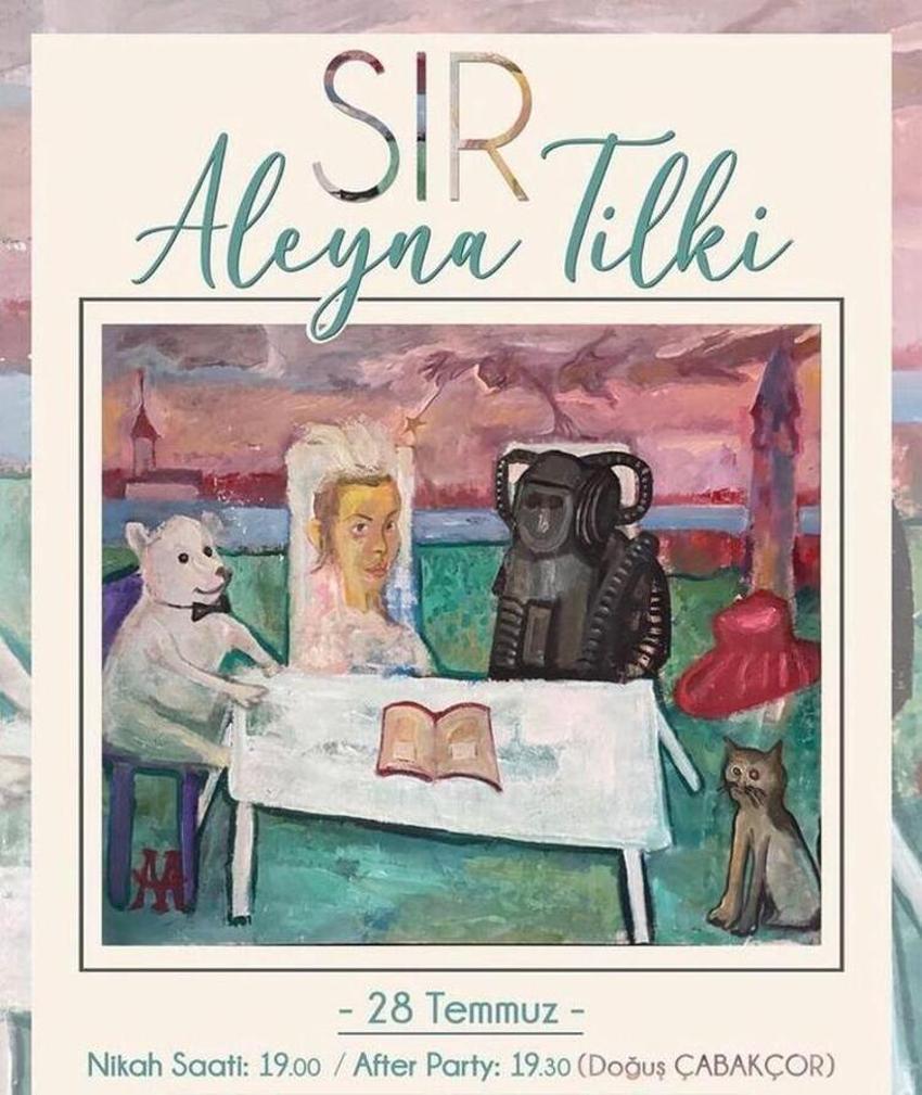 Aleyna Tilki gelinlik giydi! Robotla evlendi!
