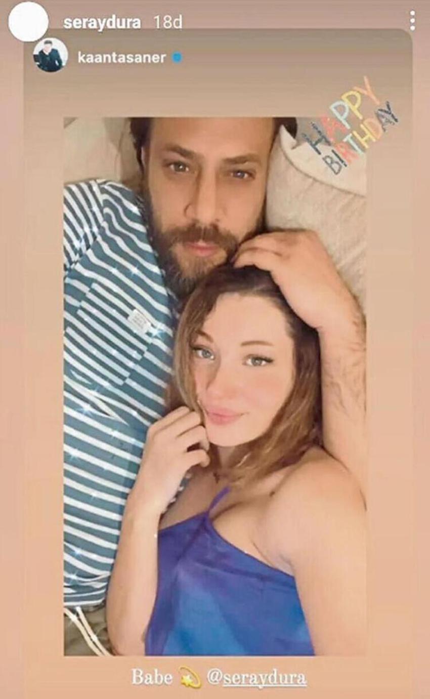 Kaan Taşaner 17 yaş küçük sevgilisi Seray Dura ile tatilde!
