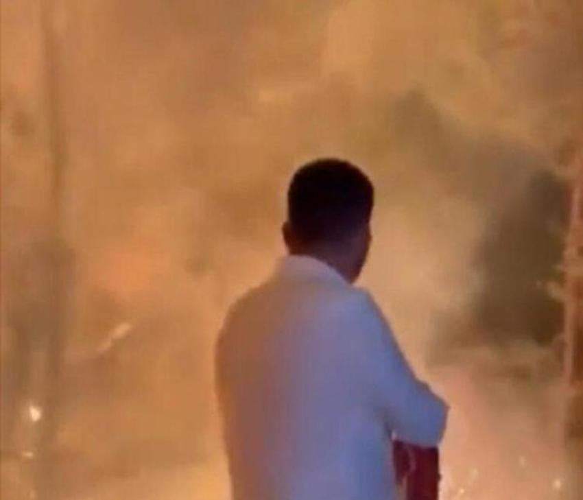 Yangın bölgesindeki görüntüleri tepki çeken CZN Burak'tan açıklama