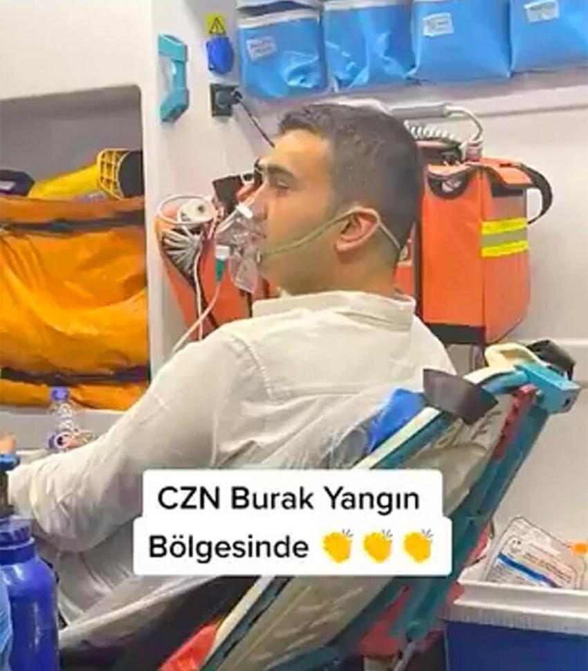 Yangın bölgesindeki görüntüleri tepki çeken CZN Burak'tan açıklama
