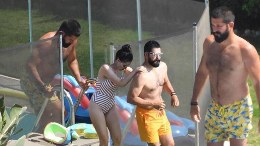 Burak Özçivit ve Fahriye Evcen'den oğulları için fileli önlem!