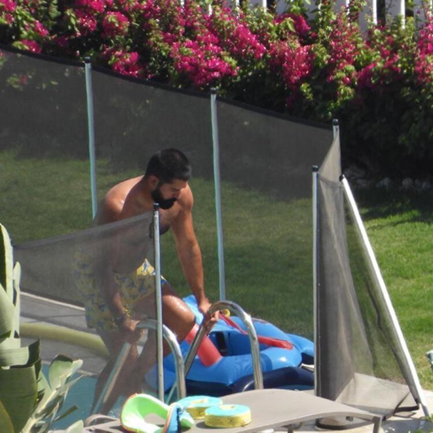Burak Özçivit ve Fahriye Evcen'den oğulları için fileli önlem!