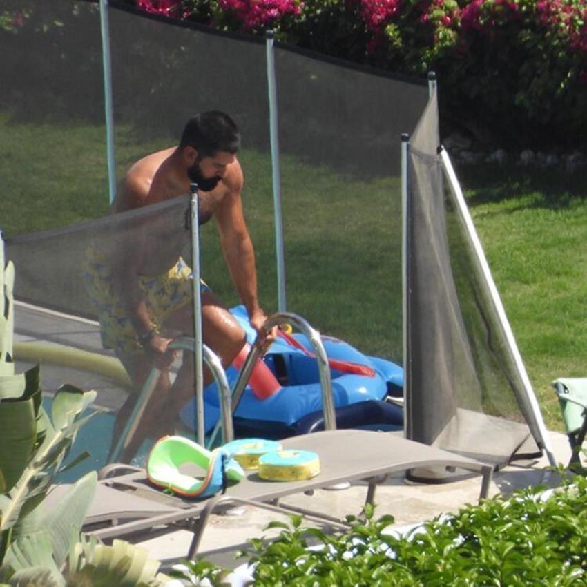 Burak Özçivit ve Fahriye Evcen'den oğulları için fileli önlem!