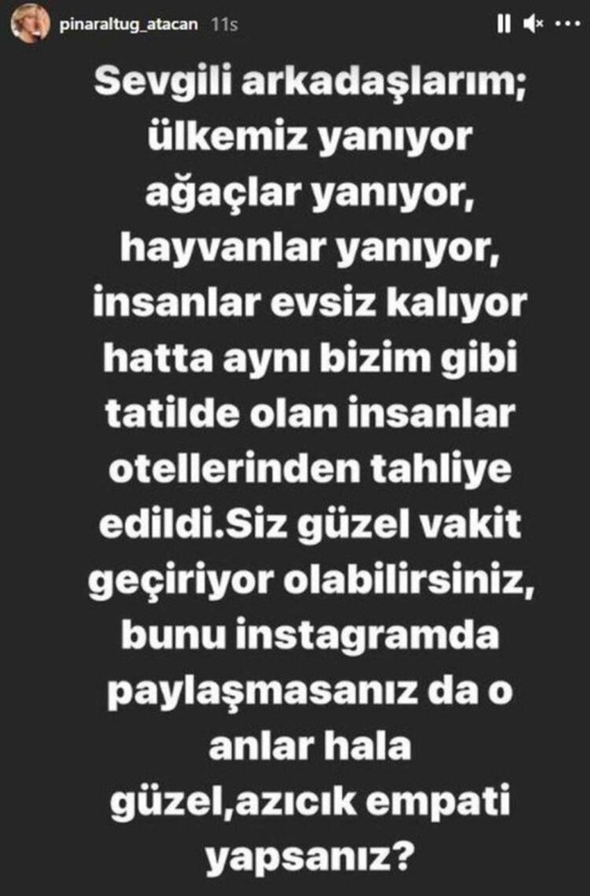 Pınar Altuğ: Mayıs ayında gitmiştik, şimdi bu halde