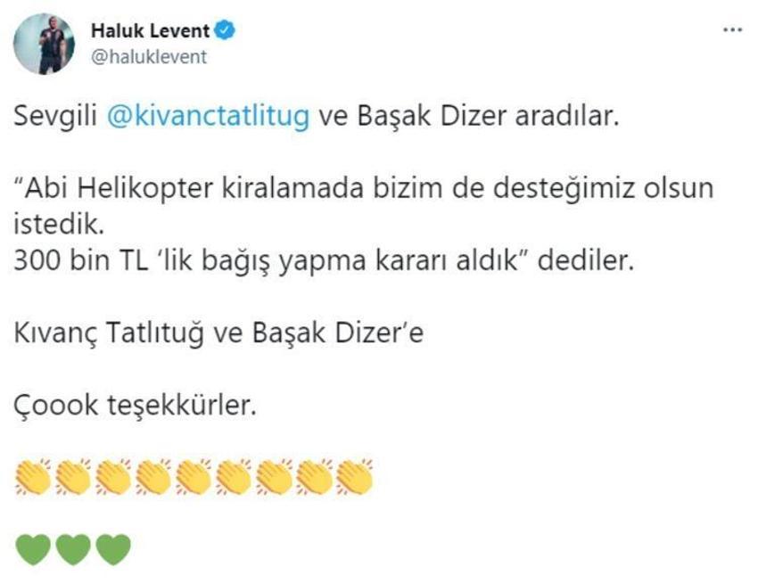 Haluk Levent'ten Kıvanç-Başak çiftine teşekkür!