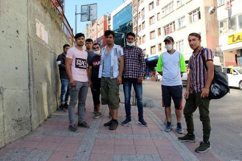 Göçmen işçi pazarı! Günlük 150 lira alıyorlar