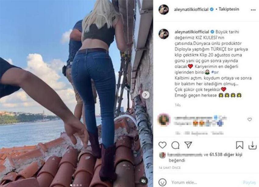 Aleyna Tilki'nin Tarkan örneği şaşırttı!