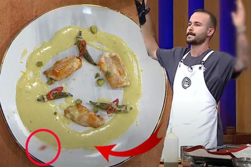 MasterChef'te geceye damga vuran talihsizlik! Tabağa sıçradı...