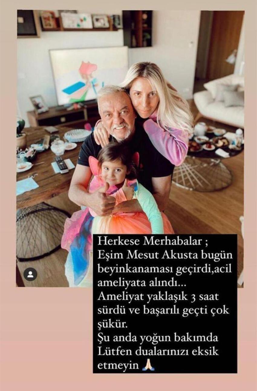 Beyin kanaması geçirmişti! Mesut Akusta bugün uyandırılacak