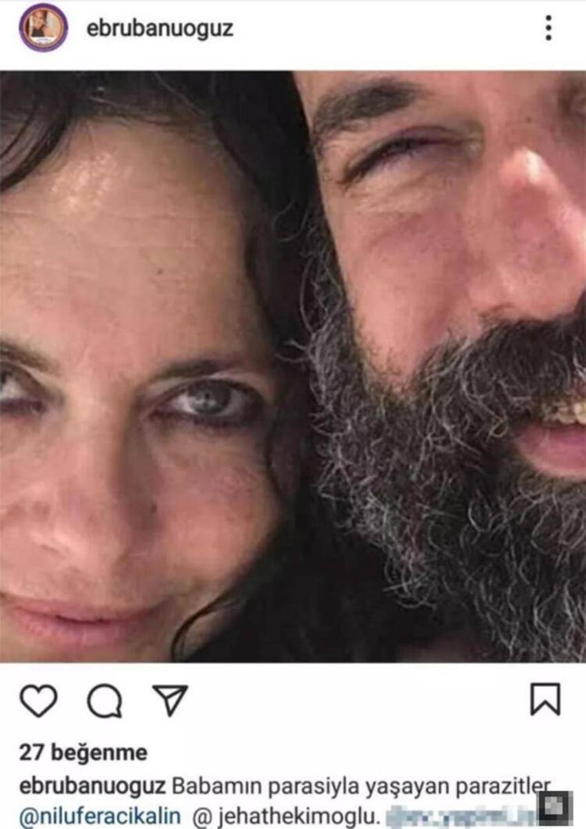 Orhan Oğuz'un kızı Ebru Oğuz'dan Nilüfer Açıkalın'a olay suçlama!