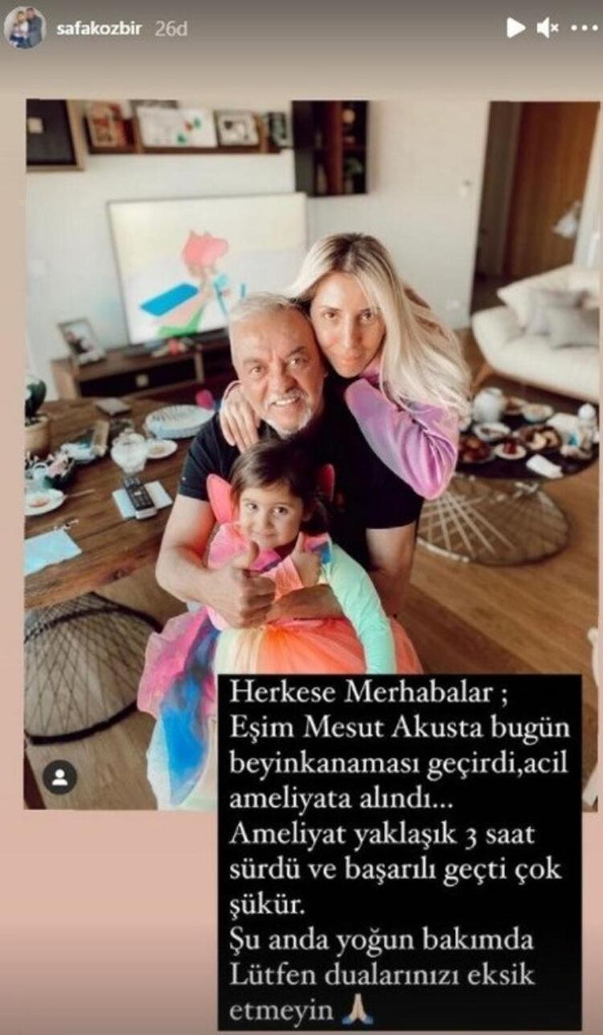 Oyuncu Mesut Akusta'dan güzel haber! Uyanır uyanmaz...